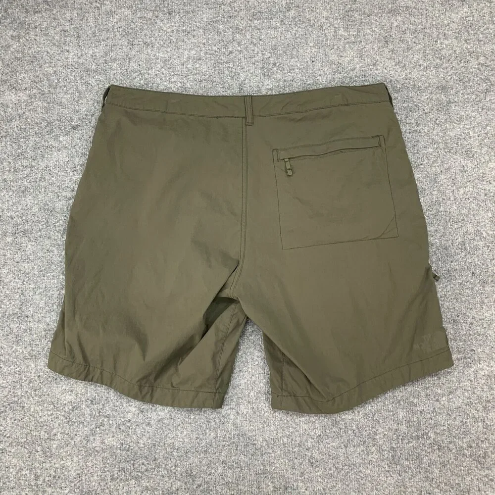 The North Face Shorts‎ Mens 38 Avocado Green Stretch Nyon Active Outdoor Hiking